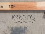 a picture of a baseball bat on the ground with writing on it