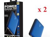 two packs of power bank 50000 mah power bank with packaging