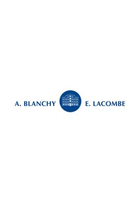 le logo « Blancy e Lacombe » sur fond blanc