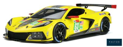 the yellow race car is ready to race on the track