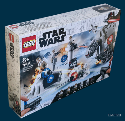 a box with a lego star wars set in it