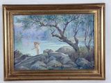 un tableau sur le mur d'une pièce où se trouve un tableau