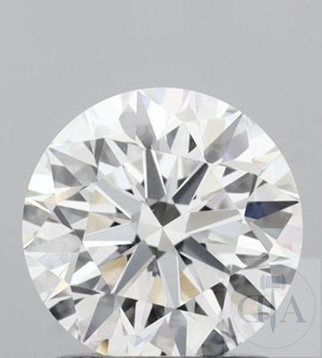 Diamant rond brillant de 1,01 carat, F / VVS1