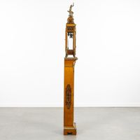 Horloge de table avec socle ou console, marqueterie de Boull… (photo 4)