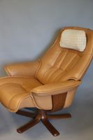 HJELLEDJERDE - Norvège. Fauteuil et ottoman avec structure e… (photo 2)