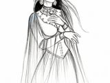 an image of a drawing of a woman in a dress
