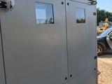 an image of a metal box on a bench