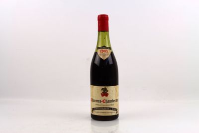 1 bouteille de CHARMES-CHAMBERTIN 1963 par E.