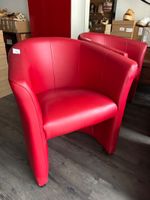 Quatre fauteuils rouge en skaï (photo 3)