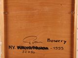 an image of a wooden box with a drawing on it