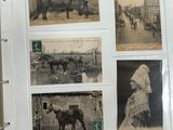 a picture of a book with pictures of horses and people