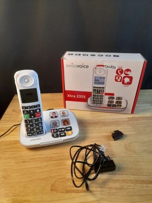 DH654// Téléphone sans fil Swissvoice Xtra 2355 pour Sénior …