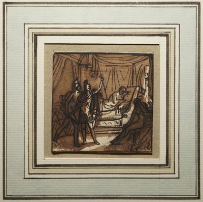 ÉCOLE NÉO-CLASSIQUE XIXe siècle, Nestor et Ulysse vont révei…