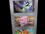 a picture of a box with three pictures of pokemon