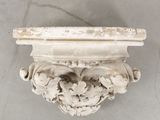 a close up of a decorative object on a wall