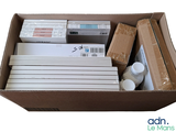 a box with a lot of items inside of it