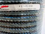a close up of a spool of blue jeans