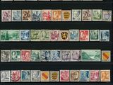 a collection of stamps from around the world