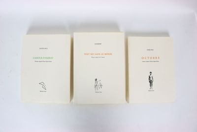 Ensemble de trois ouvrages : - BIGA (Daniel). L'Amour d'Amir…