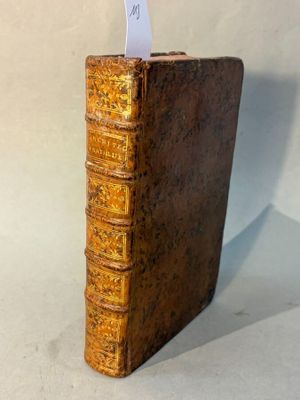 a small piece of paper sticking out of a book