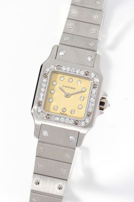 an image of a lady ' s watch with diamonds on it