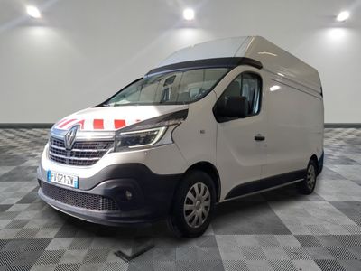 a picture of a white van with a red and white checkered floor