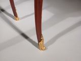 a close up of the legs and legs of a table