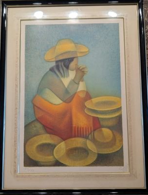 Lithographie Toffoli - Dim. 49 x 34 cm - Numérotée 103/150