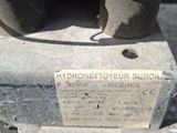 a close up of a motorcycle tire with a sign on it