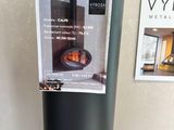 a picture of a display of a fireplace in a living room