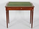 an image of a small table with a green top