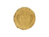 l'image d'une pièce d'or sur laquelle figurent des armoiries