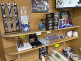 many items on the shelves in the store for sale