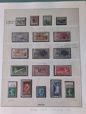 a picture of a picture of a collection of stamps
