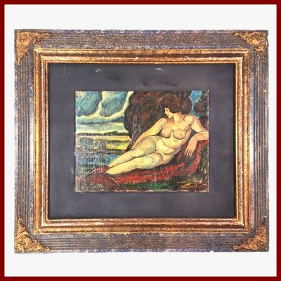 ABA NOVAK (attr à) : Femme allongée.