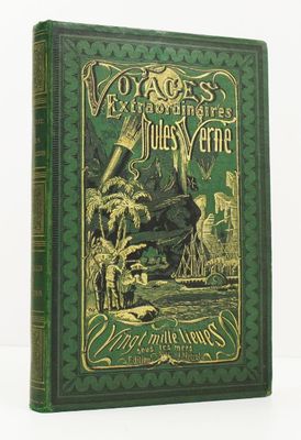 un livre vert avec l'image d'un pirate dessus