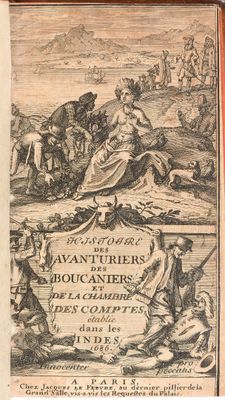 un vieux livre sur lequel figure l'image d'un homme à cheval et d'une femme à cheval