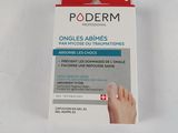 the packaging of a pair of toe gels on a white surface