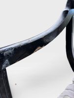 Fauteuil de type curule en bois noirci mouluré et sculpté à … (photo 4)