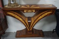 belle console de style Art déco - avec 1 tiroir - sculpture …