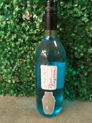 Lot de 5 bouteilles cocktail - Shakker - Lagon bleu - 1L - 3…