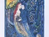 une image représentant un tableau où l'on voit une femme et un chat dans un jardin