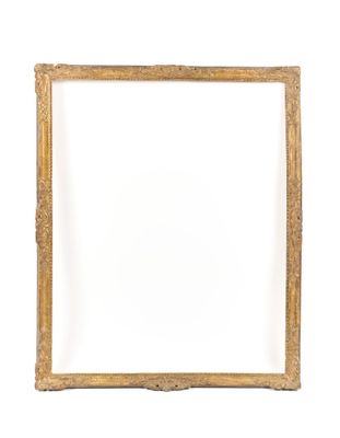 an old picture frame on a white background with a white background