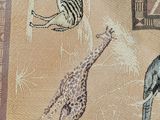 a lot of animals that are on this rug