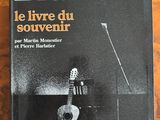 the cover of the book brassens le livvre du souvenir