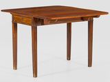an image of a small table with a drawer underneath it