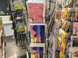many cards on display in the store for sale