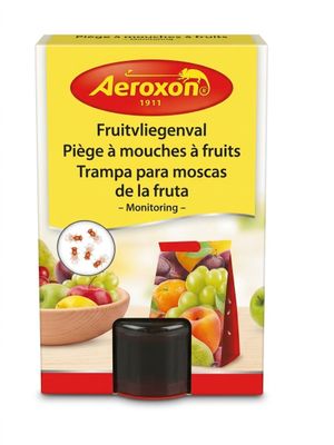 une boîte d'Aerooxon Fruitligennal contenant des fruits