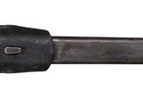 an image of a knife with a black handle on a white background