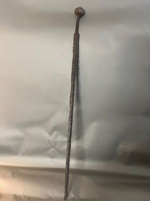 Epée rapière allemande vers 1590-1610.